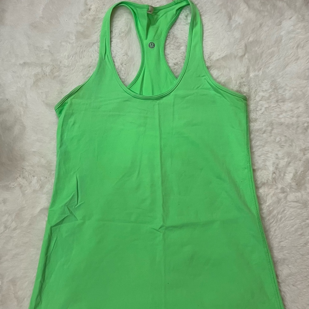 Bright Green Lululemon Tank!